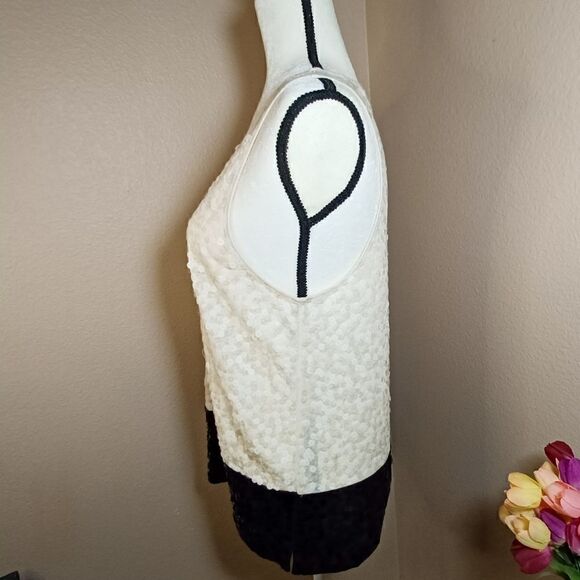 J.Crew Two Tone Sequin Tank. Size M - Picture 2 of 7